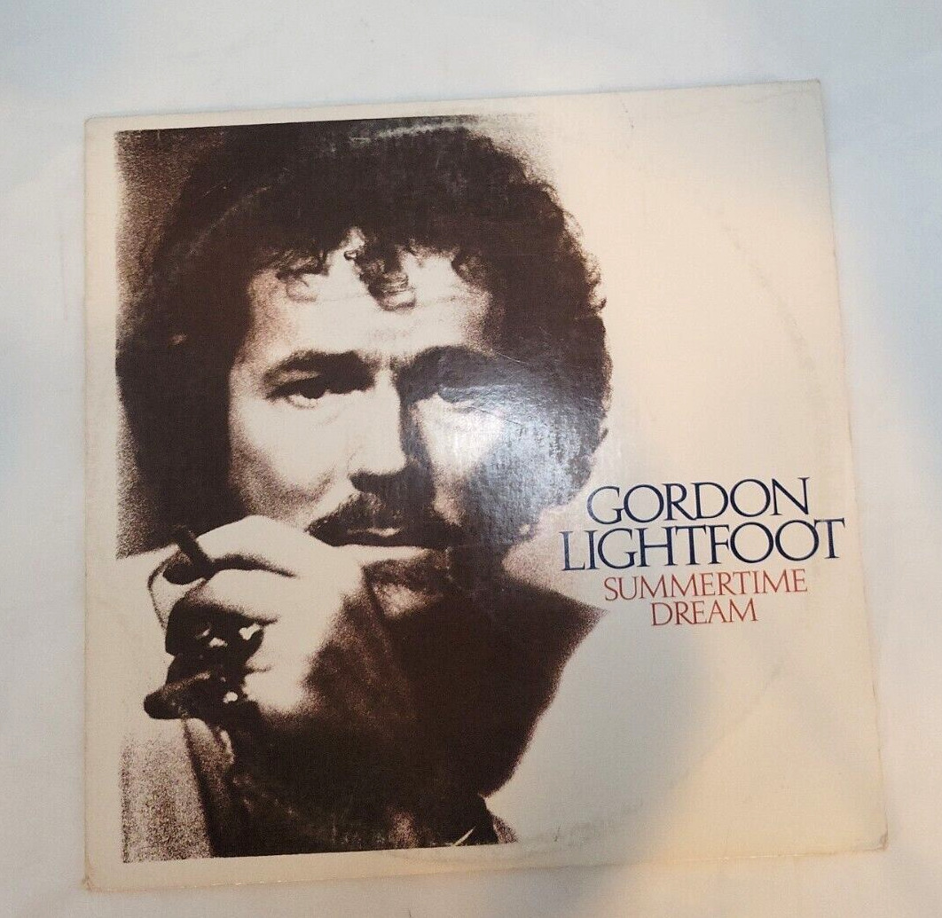 GORDON LIGHTFOOT Summertime Dream VTG 1976 Reprise Record MS 2246 w/ Inlay Folk