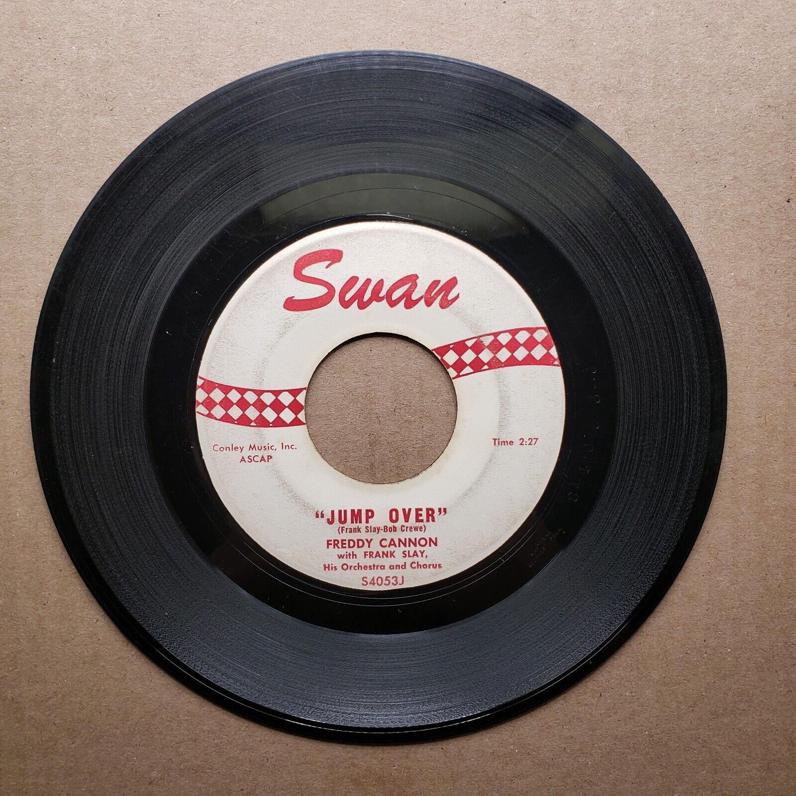 Freddy Cannon - The Urge; Jump Over - Vinyl 45 RPM