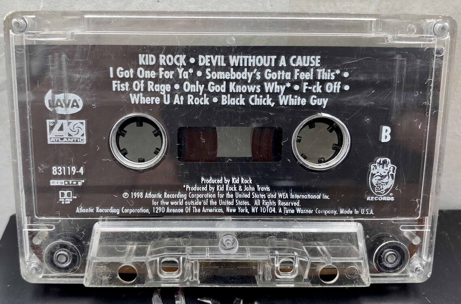 Vintage Kid Rock - Devil Without a Cause - Cassette Tape