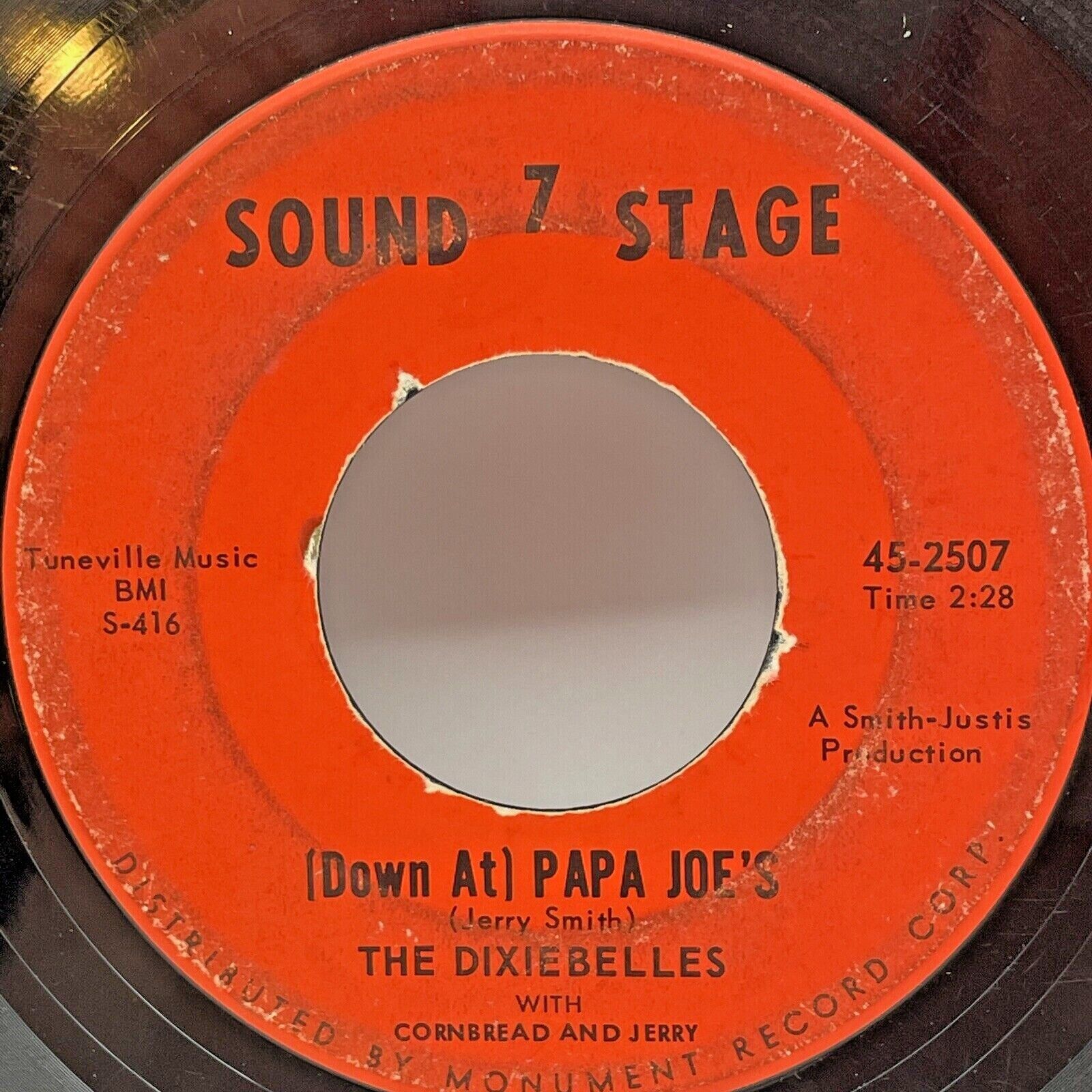 The Dixiebelles- Down at Papa Joe's Rock Rock Rock, Sound 7 Stage 45-2507 BMI