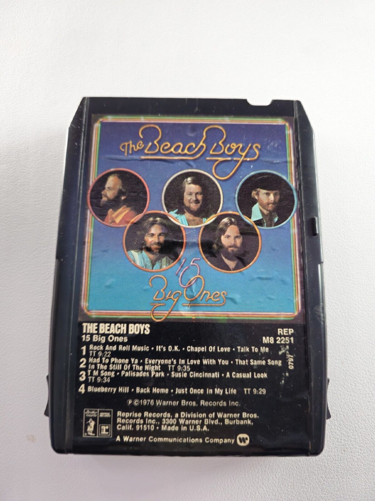 The Beach Boys: 15 Big Ones 1976 Untested 8-Track Reprise Records