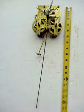 Vintage 8 Day Banjo Wall Clock Movement with Pendulum & Hands for Repair picture