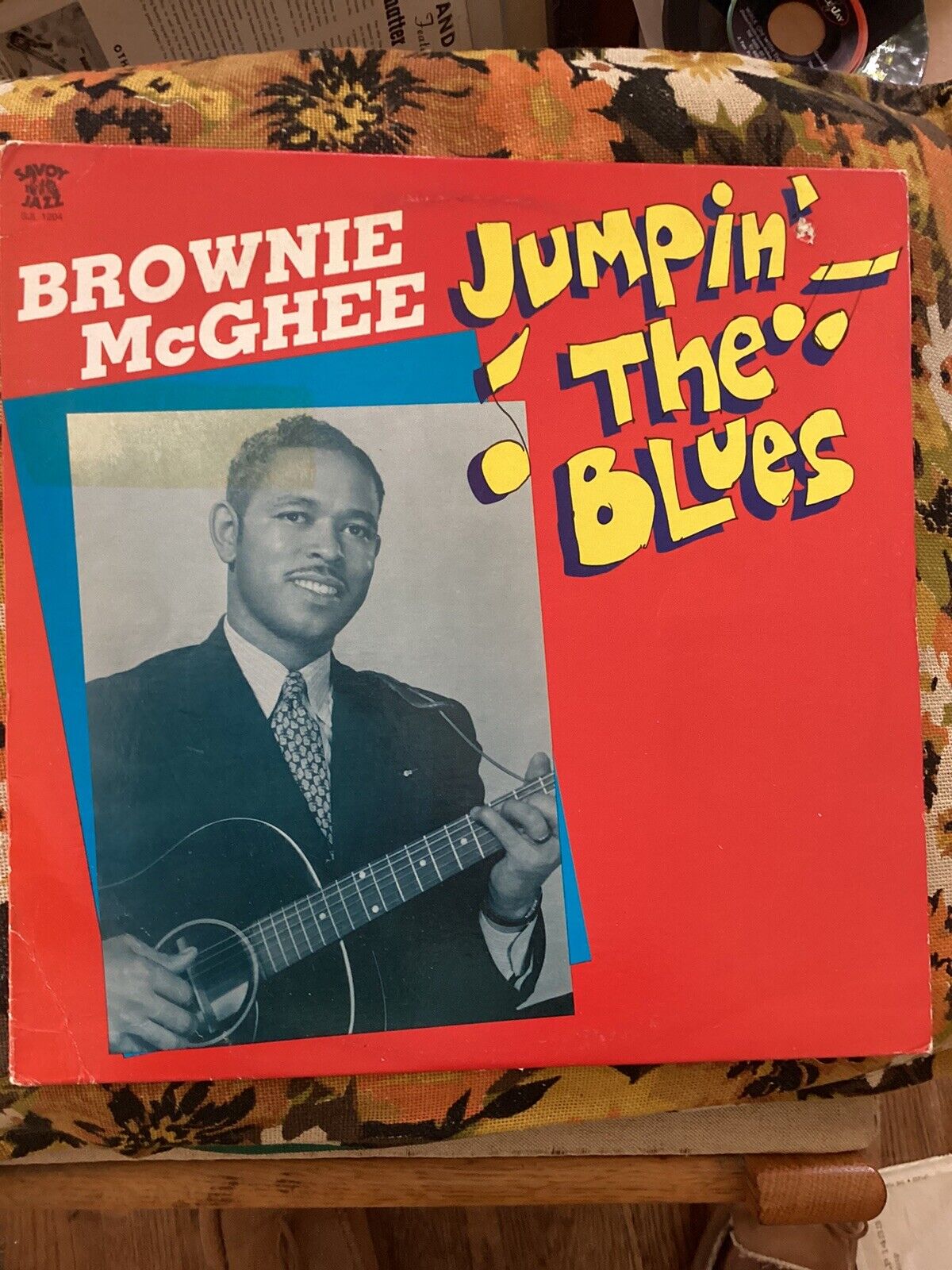 JAZZ/BLUES LP BROWNIE McGHEE SAVOY 1204 JUMPIN’ THE BLUES