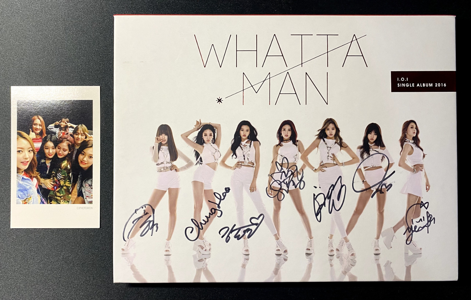 I.O.I. - Whatta Man Single Album Signed Autograph All Subunit Members (1 PC) IOI