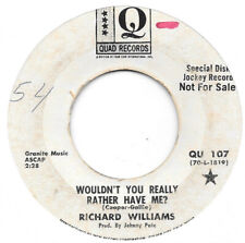 RICHARD WILLIAMS Wouldn't You Really Rather Have Me crossover soul PROMO 45 HEAR picture