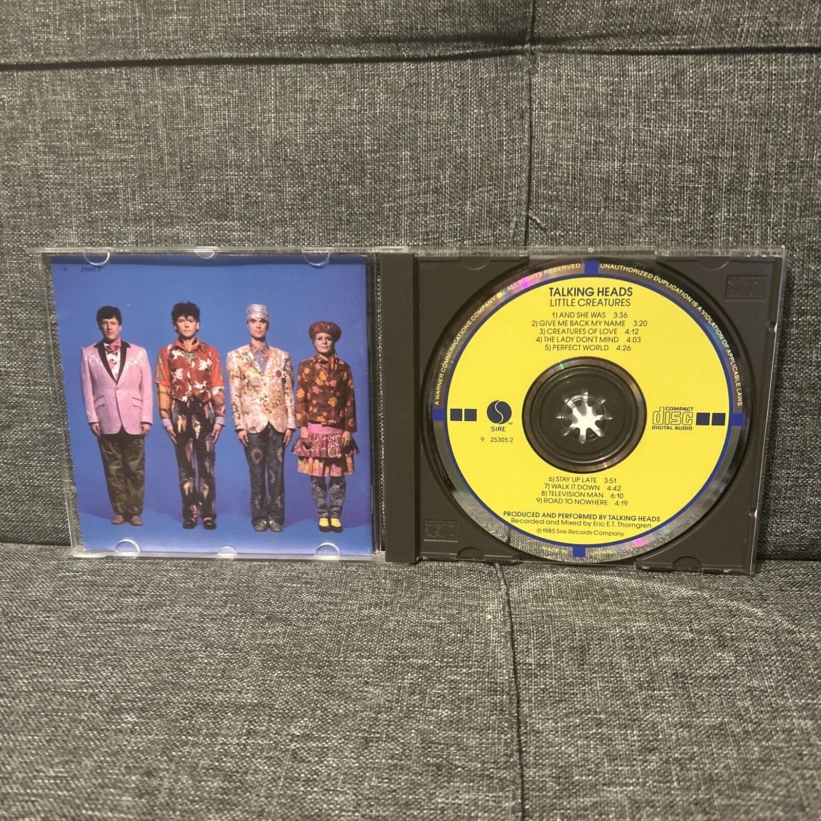 RARE Talking Heads – Little Creatures Vintage JAPAN TARGET LABEL CD - HTF OOP