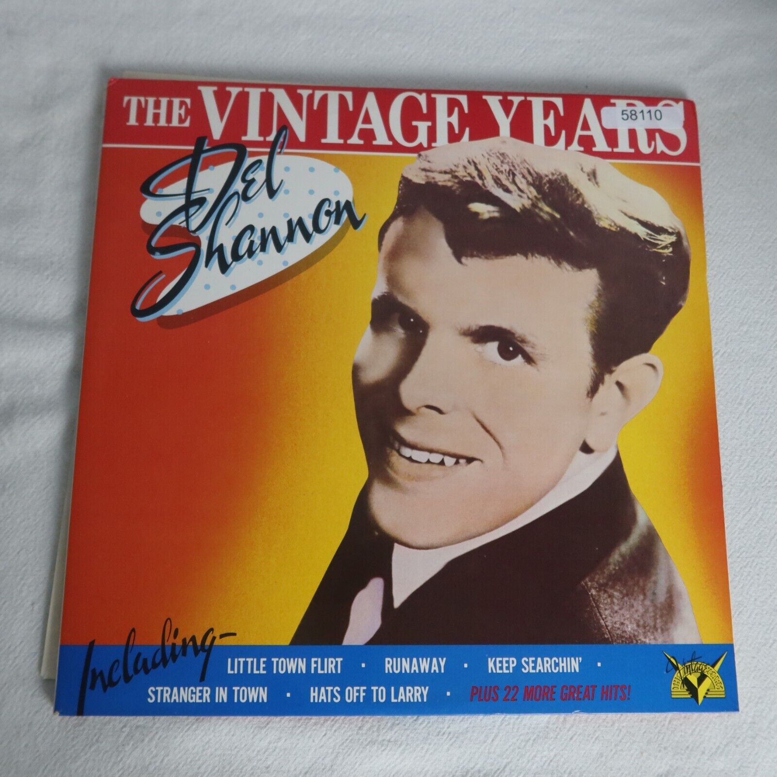 Del Shannon Vintage Years LP Vinyl Record Album