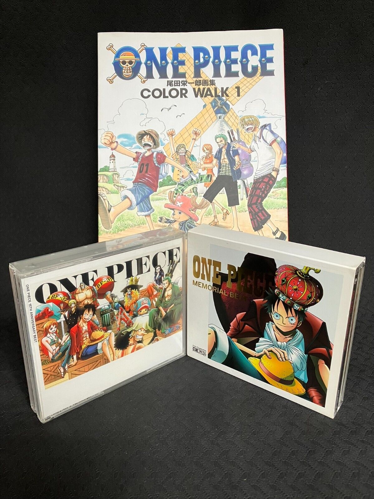 ONE PIECE Memorial Best Limited 2CD+DVD & 15th Anniversary Best Album 3CD +Book