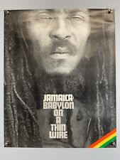 Rastafarian Poster Adrian Boot Vintage Promo Jamaica Babylon on a Wire 1977 #1 picture
