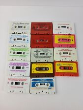 14 Vintage Kids Cassette Tape Lot Wee-Sing Sesame Street Care Bears Bible picture