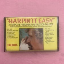 Harpin It Easy Scott “Harpo” McCloskey - Harmonica Instruction Cassette - TESTED picture