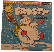 FROSTY THE SNOWMAN Wonderland Double Play Record 45rpm 1966 Vintage picture