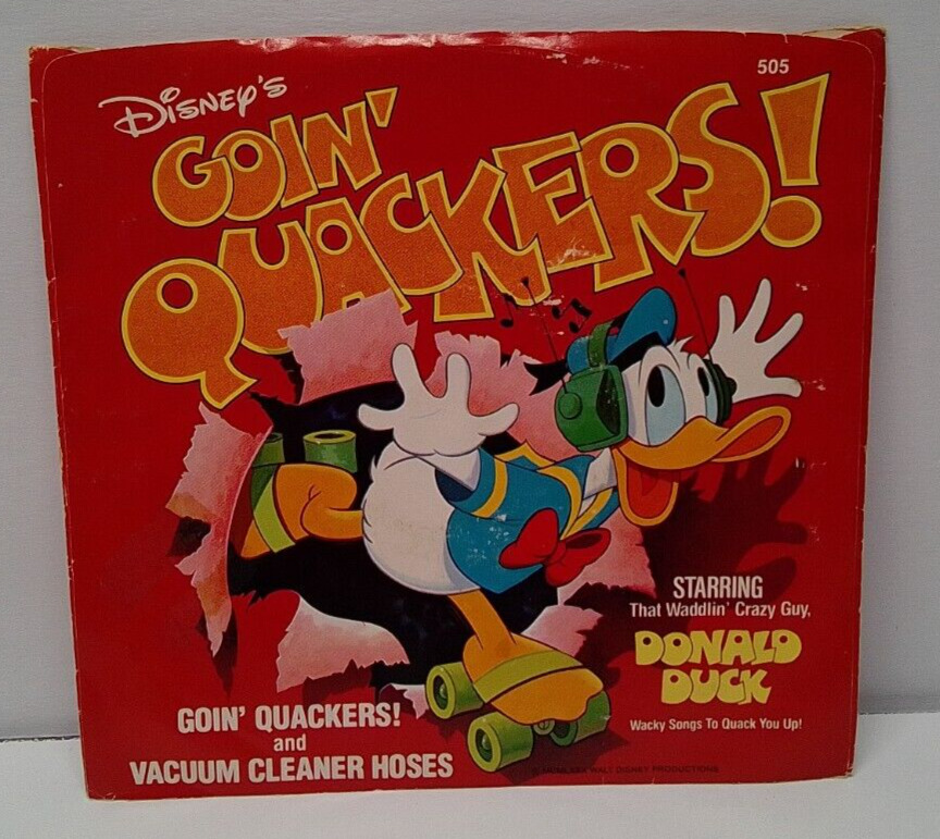 Disney\'s Goin Quackers 7\'\' Single 45 RPM With Pic Sleeve