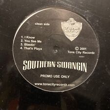 RARE LATIN GANGSTA RAP / Tone City Recordz Southern Swangin 2001 SEALED PROMO LP picture
