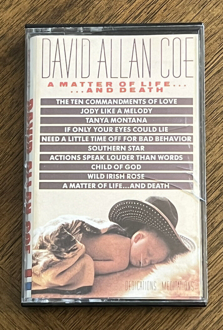 David Allan Coe A Matter Of Life And Death Cassette Tape