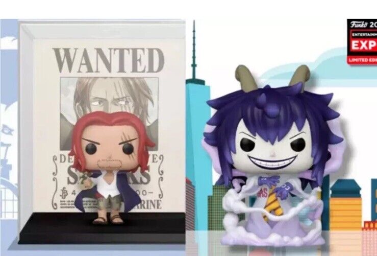 Funko One Piece C2E2 Shanks Wanted Poster & Caesar Clown SHARED CONFIRMED ORDER