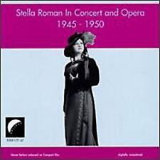 STELLA ROMAN - In Concert & Opera 1945-50 - CD - **Excellent Condition** picture