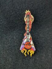 2001 Hard Rock Cafe Pin Collector's Club 1st Year Member Purple flame Guitar Pin picture