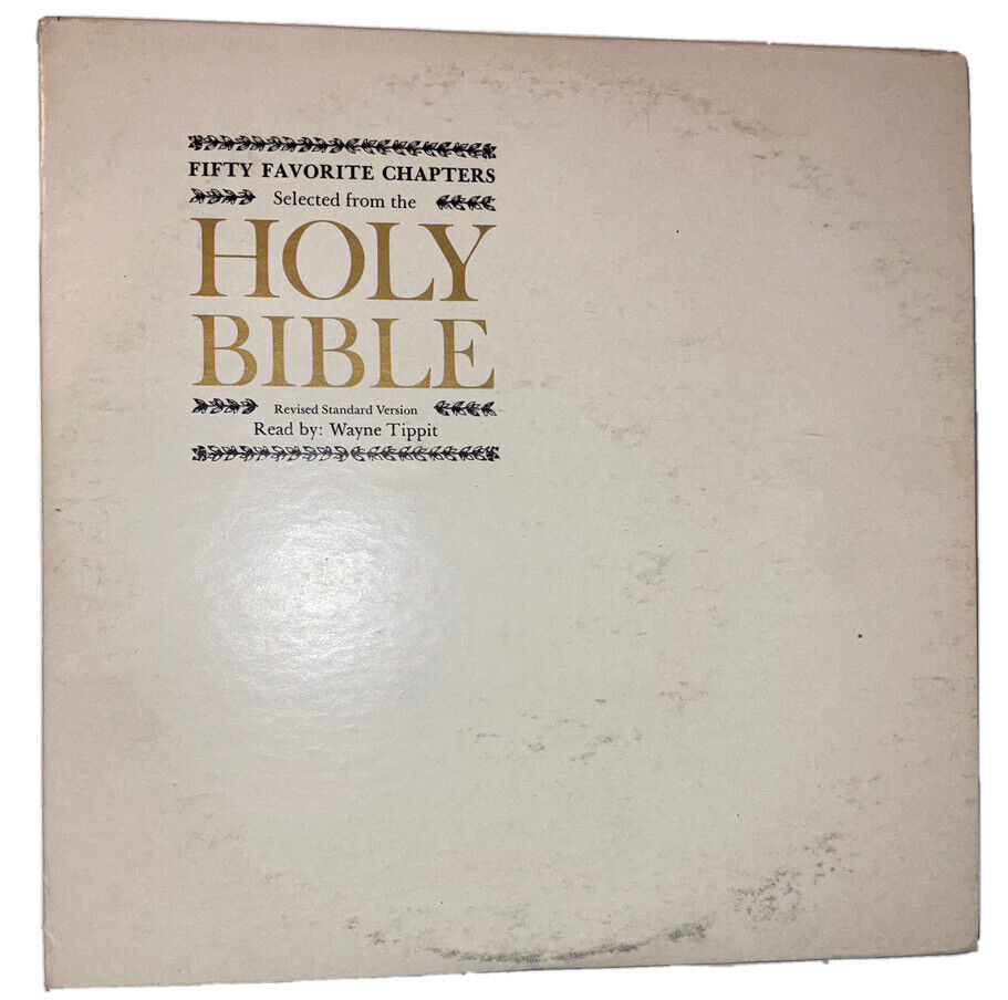 50 Favorite Chapters Selected From The Holy Bible Braille 16 2⁄3RPM Record Set