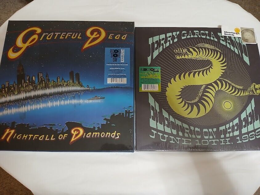 Grateful Dead Nightfall Of Diamonds 4LP Box/Jerry Garcia Electric On The Eel 3LP
