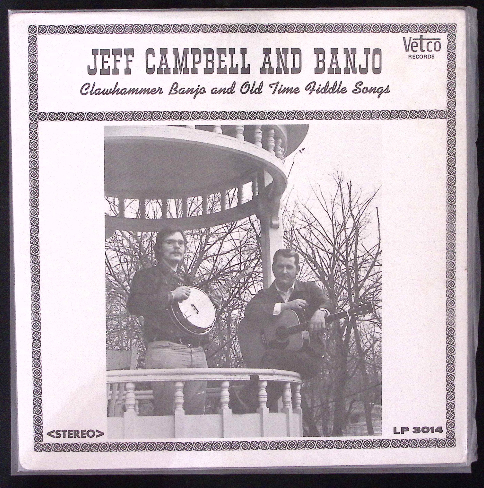 JEFF CAMPBELL AND BANJO CLAWHAMMER BANJO OLD TIME FIDDLE SONGS  VINYL LP 139-27W