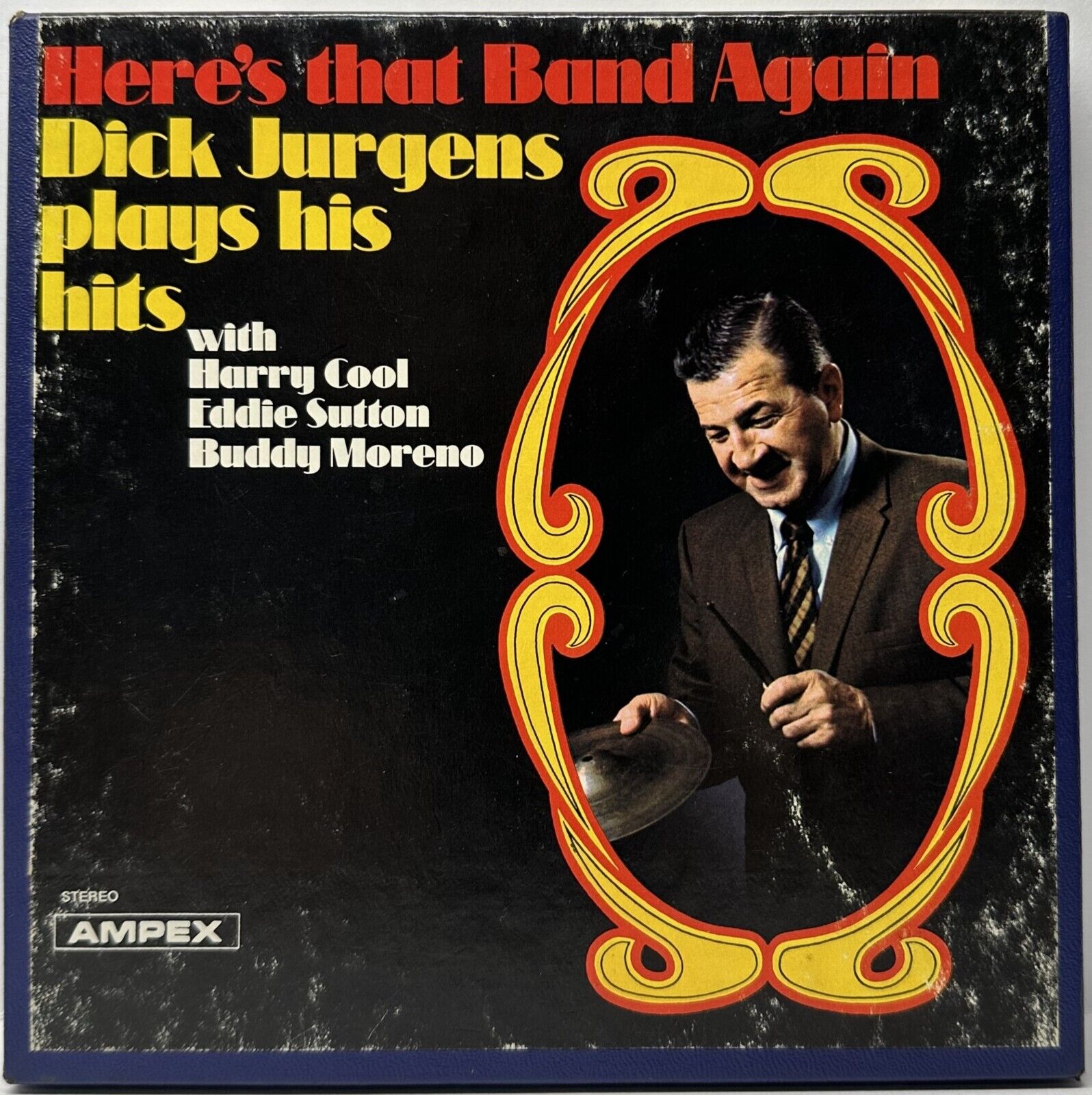 Dick Jurgens Here\'s That Band Again Reel to Reel 3.75 IPS Jazz 4-Track HITS VG+