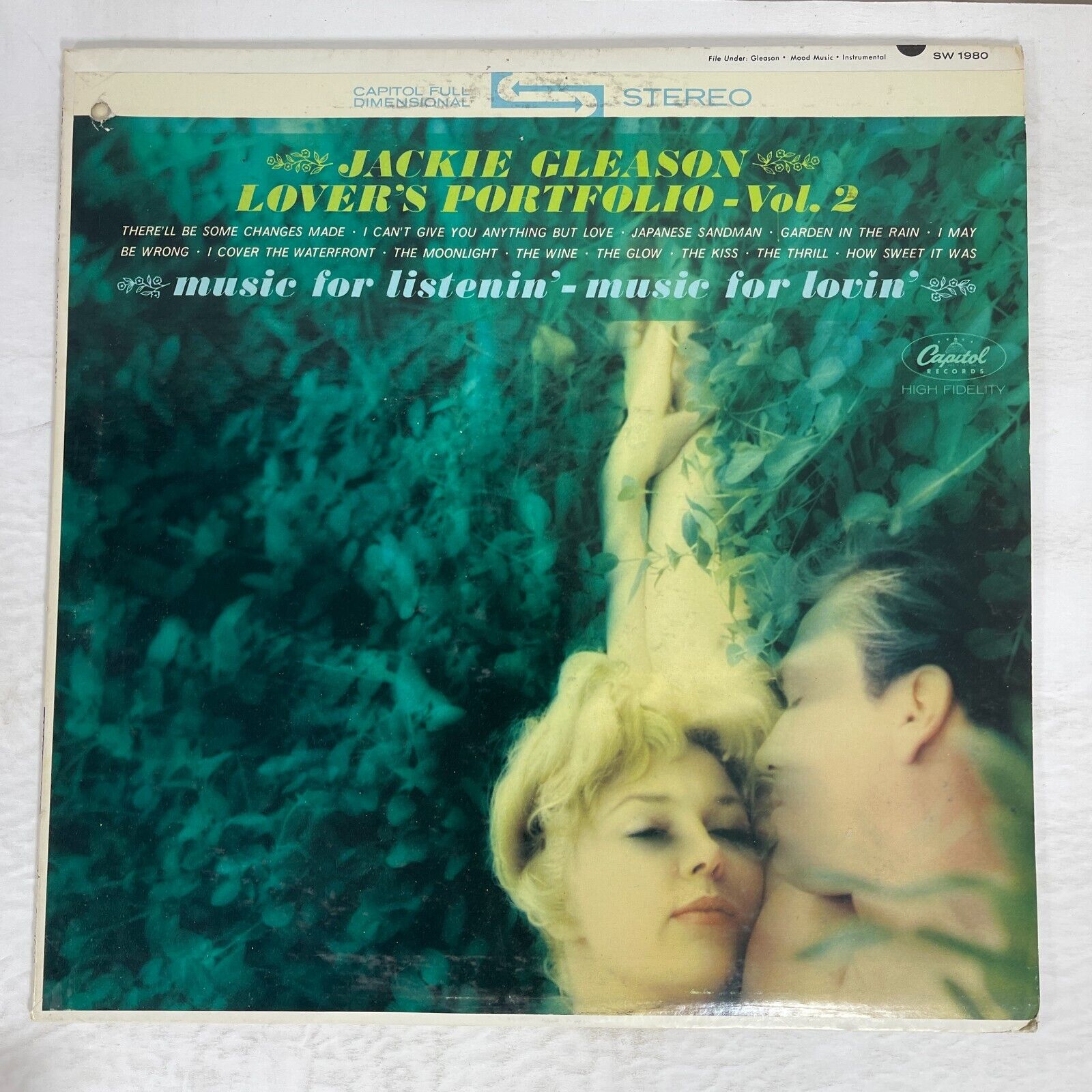 Jackie Gleason – Lover's Portfolio - Vol. 2 Vinyl, LP 1964 Capitol Records