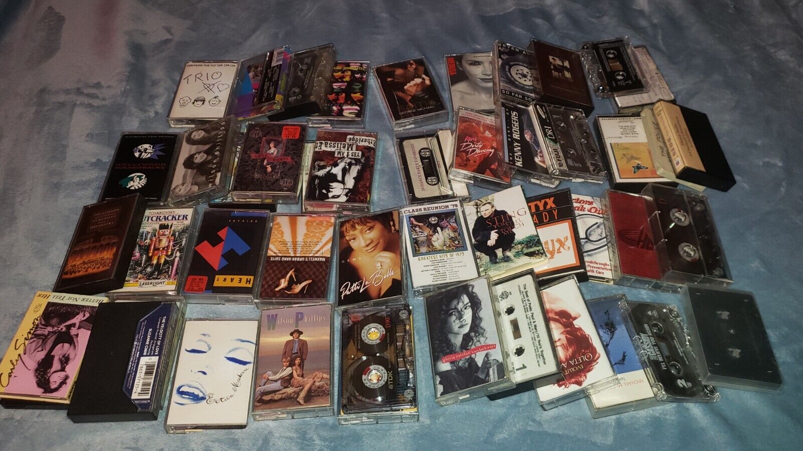 Lot of 50 + Rock Cassette Tape\'s 