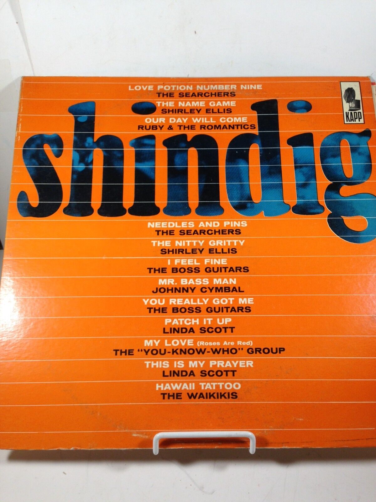 Vintage Vinyl LP Shindig Compilation Love Potion Number Nine Name Game