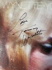 TAMMY WYNETTE YOU AND ME SIGNED LP EPIC RECORDS 1976 KC34289 picture