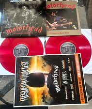 Motorhead–SPAIN 2015-2LP/RARE/ POSTER-HEAVY METAL-LEMMY-ROCK-RED EDITION-LIM.100 picture