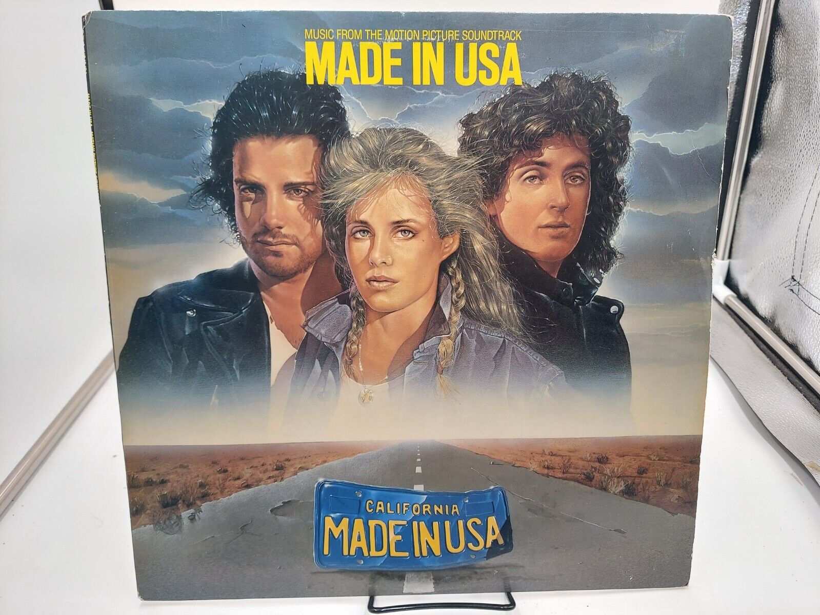 MADE IN USA SOUNDTRACK LP Record 1987 PROMO Chrysalis Ultrasonic Clean NM cVG+