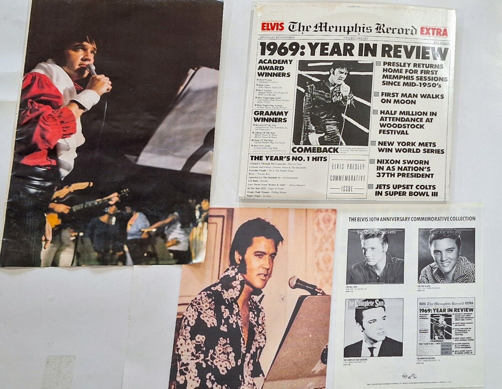 Elvis Presley  The Memphis Record  1969: YEAR IN REVIEW Double Vinyl LP W/incert