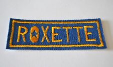 Roxette Vintage Embroidered Iron-On Punk Pop Rock Rare Patch Badge picture