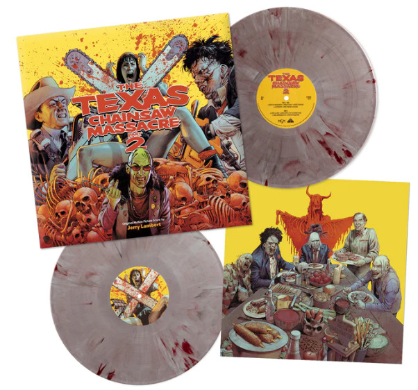 The Texas Chainsaw Massacre Part 2 Soundtrack Vinyl Record Blade and Blood Color