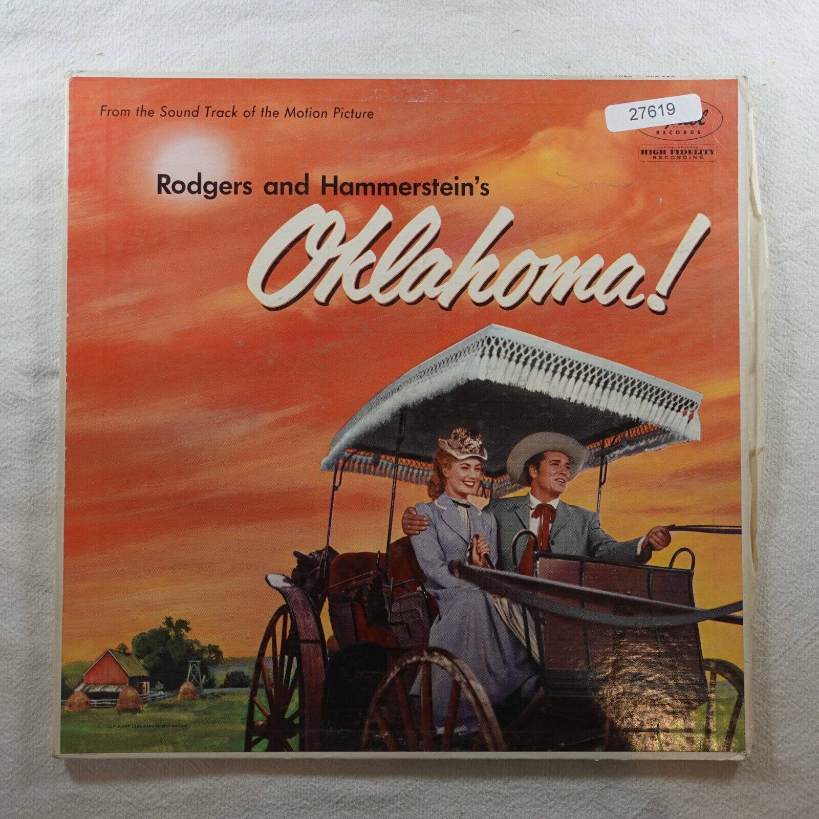 Rodgers And Hammerstein Oklahoma 595 Soundtrack LP Vinyl Record Album