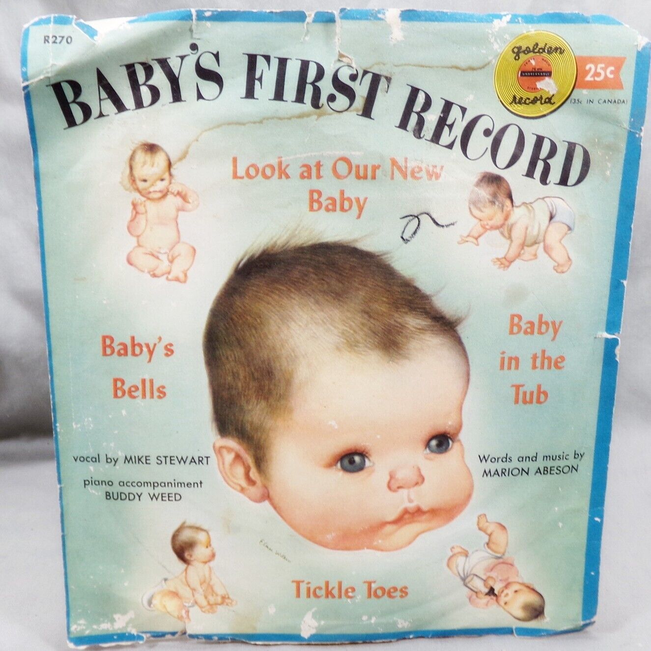 Baby\'s First Record 78 RPM Yellow 6\