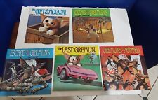 VTG 1984 GREMLINS Adventures Story Books # 1-5 Set w/ Records 33 1/3 RPM picture