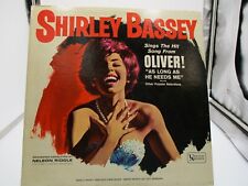 Shirley Bassey Sings Hit Song from Oliver LP UAL 3237 Mono VG+ Ultrasonic Clean picture