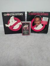 Ghostbusters: (1984) Vinyl Records & Ghostbusters II VHS Lot Original Vintage picture