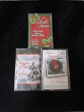 Lot of 3 Vintage Hallmark Christmas Cassette Tapes Mathis Winans Gill Yearwood picture