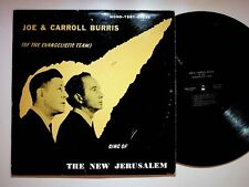 Independence Virginia Joe & Carroll Burris New Jerusalem Gospel Vinyl LP Record picture