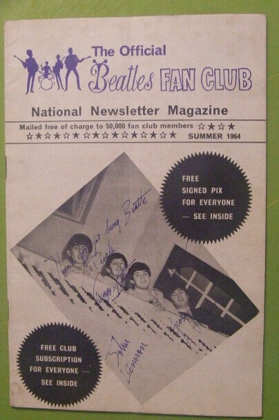 Official Beatles Fan Club Newsletter: 1964 Summer.