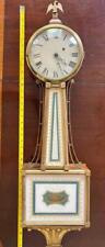 Simon Willard's Patent Banjo Wall Clock-Antique w/Orig Key 40 in - KEEPS TIME picture