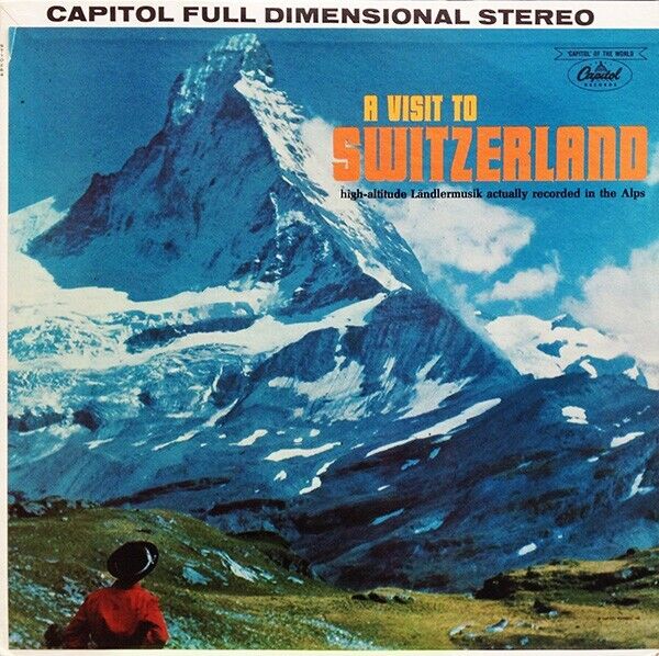 A Visit To Switzerland Volksmusik 1964 ST-10264 Vinyl 12'' Vintage