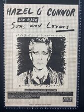 HAZEL O'CONNOR - SONS AND DAUGHTERS - 1980 VINTAGE POSTER SIZED ADVERT picture