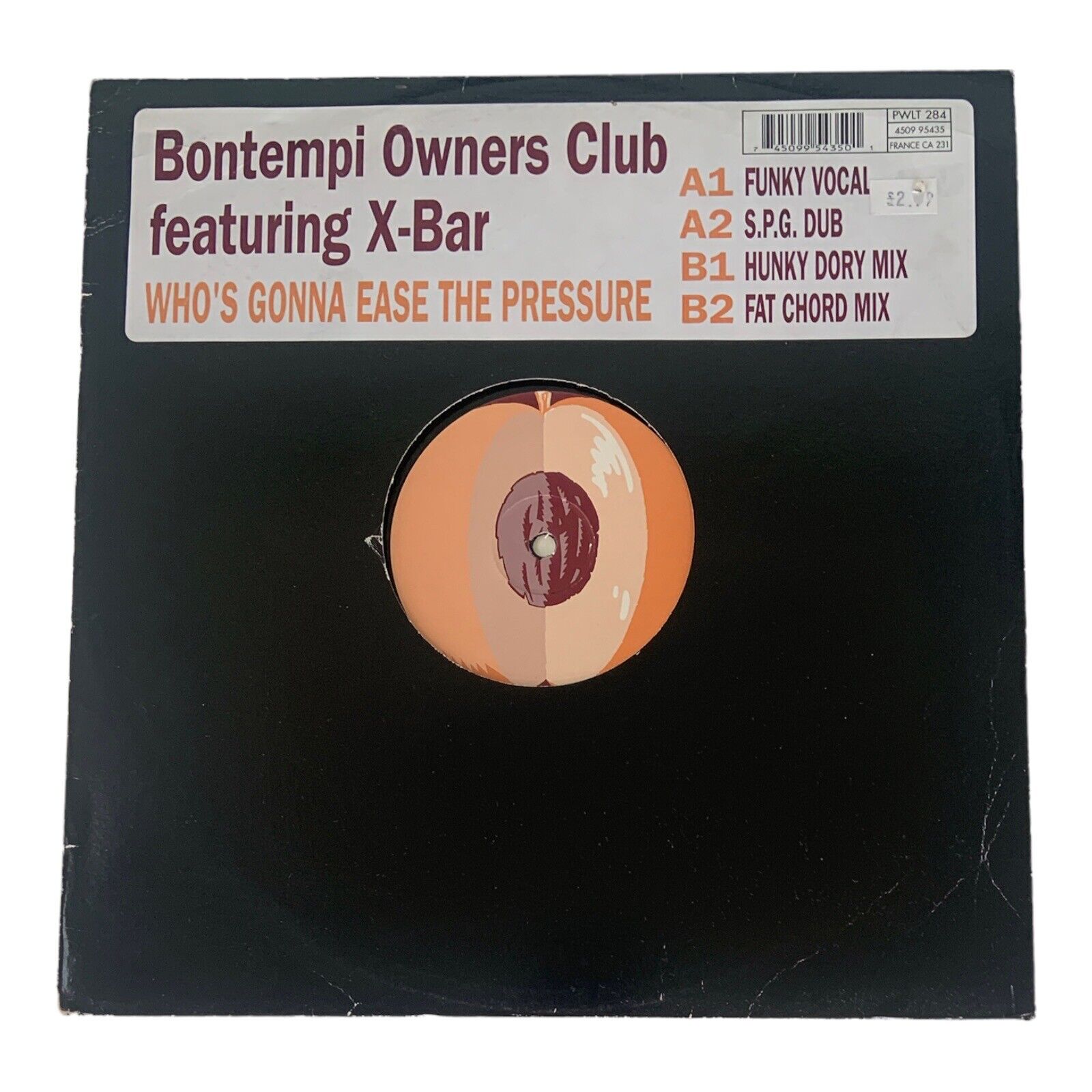 Vintage Bontempi Owners Club ease pressure 33 12” vinyl  Peach records.1994 VG+