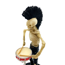 Punker Skeleton Playing Drums Figurine | Summit | Halloween picture