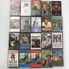 20 Cassette Tape Lot Country & Western Pop Rabbitt Exile Van Shelton Tritt picture