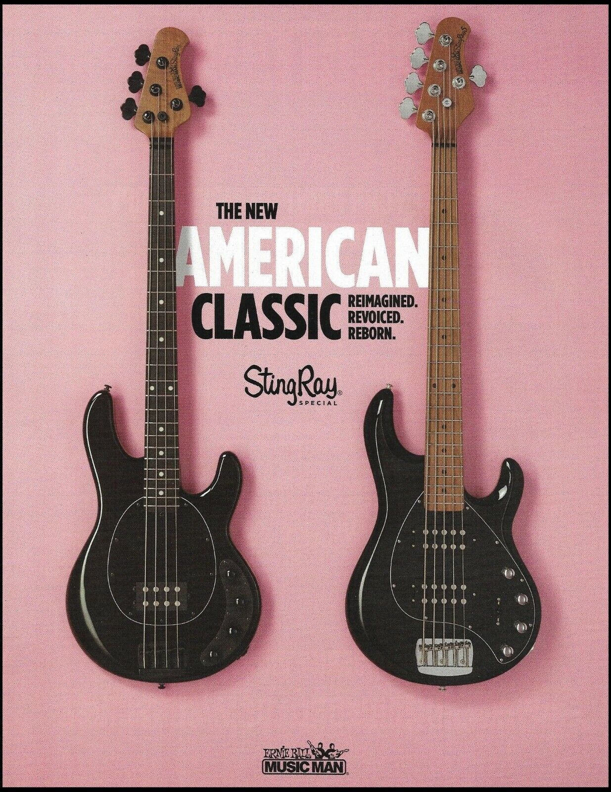 Ernie Ball Music Man American Classic Series StingRay Special Bass Guitar ad